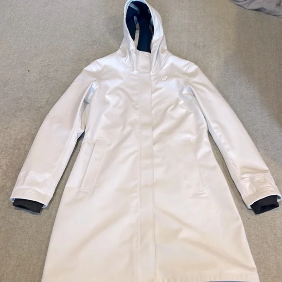 K-Way Steph Bonded Jersey White coat size S